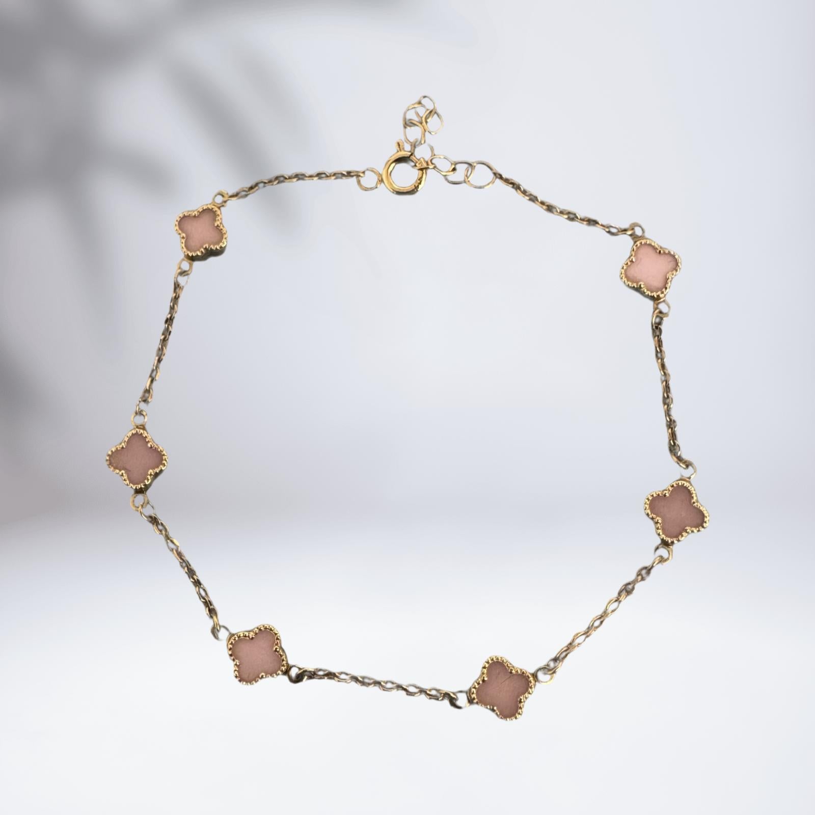 Pulsera Clover Oro Italiano 10 k