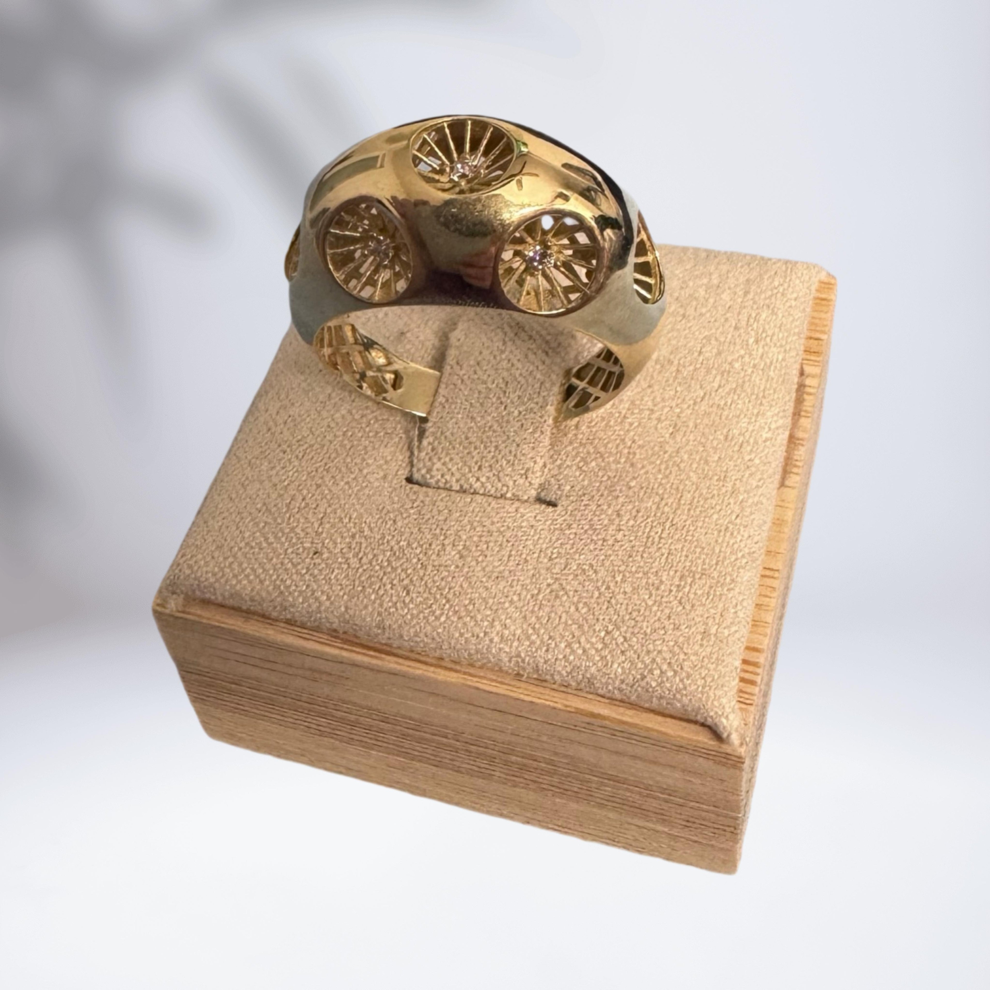 Anillo Oro Italiano 10k