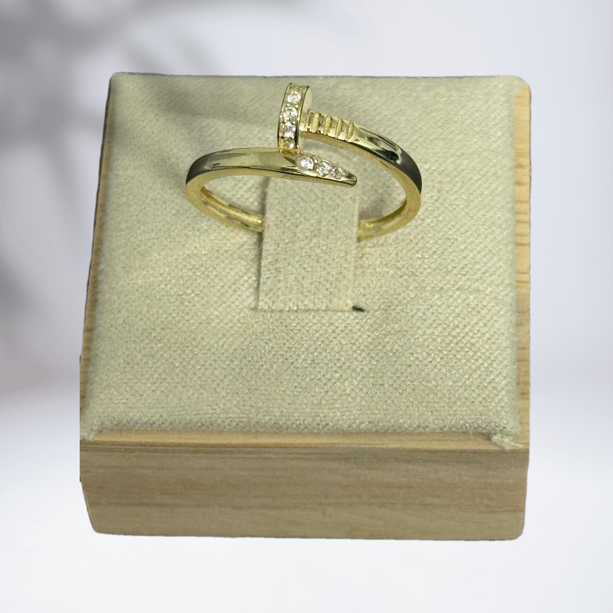 Anillo Oro Italiano 10k