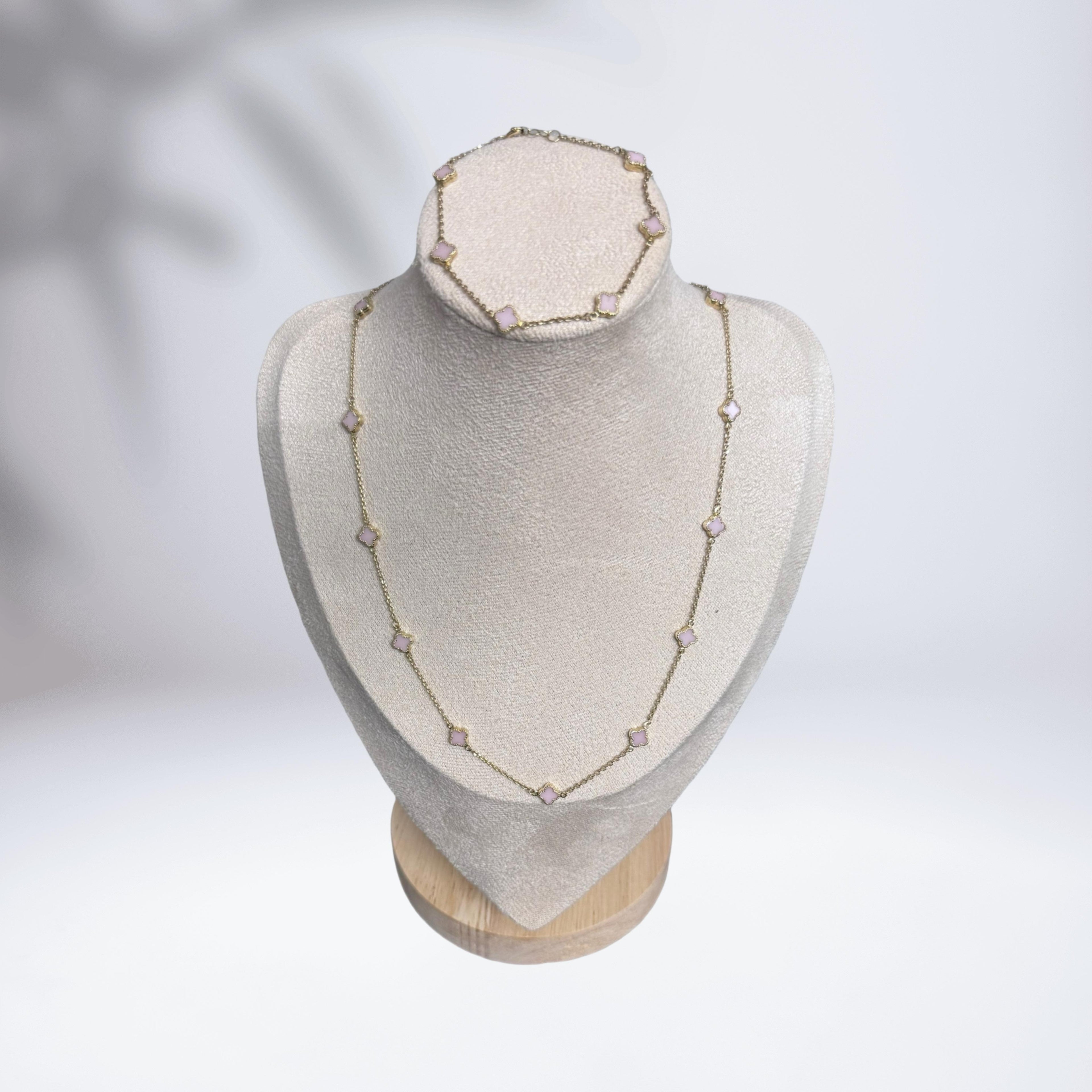 Set cadena y pulsera Oro Italiano 10k